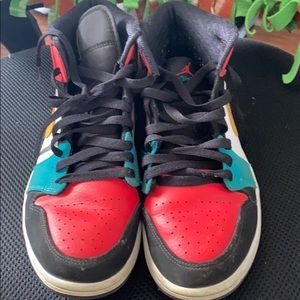 Jordan 1 Mid GS Multi-Color